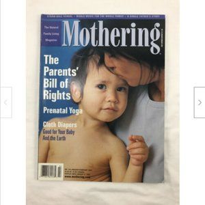 Mothering Magazine Jan/Feb 2003 Family Living Prenatal Yoga Cloth Diapers